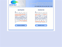 Tablet Screenshot of alear.utalca.cl