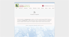 Desktop Screenshot of geomatica.utalca.cl