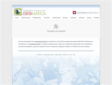 Tablet Screenshot of geomatica.utalca.cl